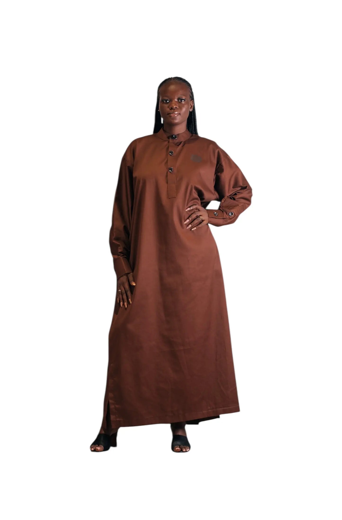 Tunique Oversize  – Brown (Taille Unique) rosyneclub