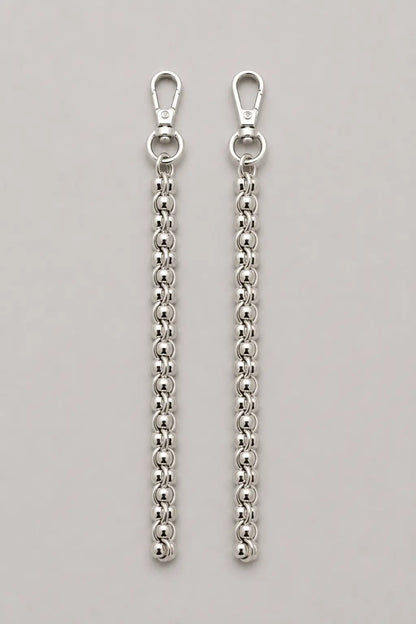 Beaded Silver Pants Chain