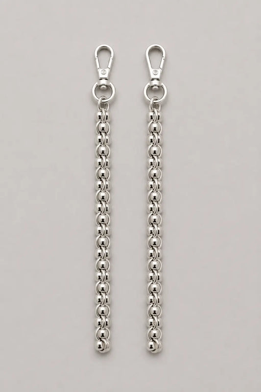Beaded Silver Pants Chain