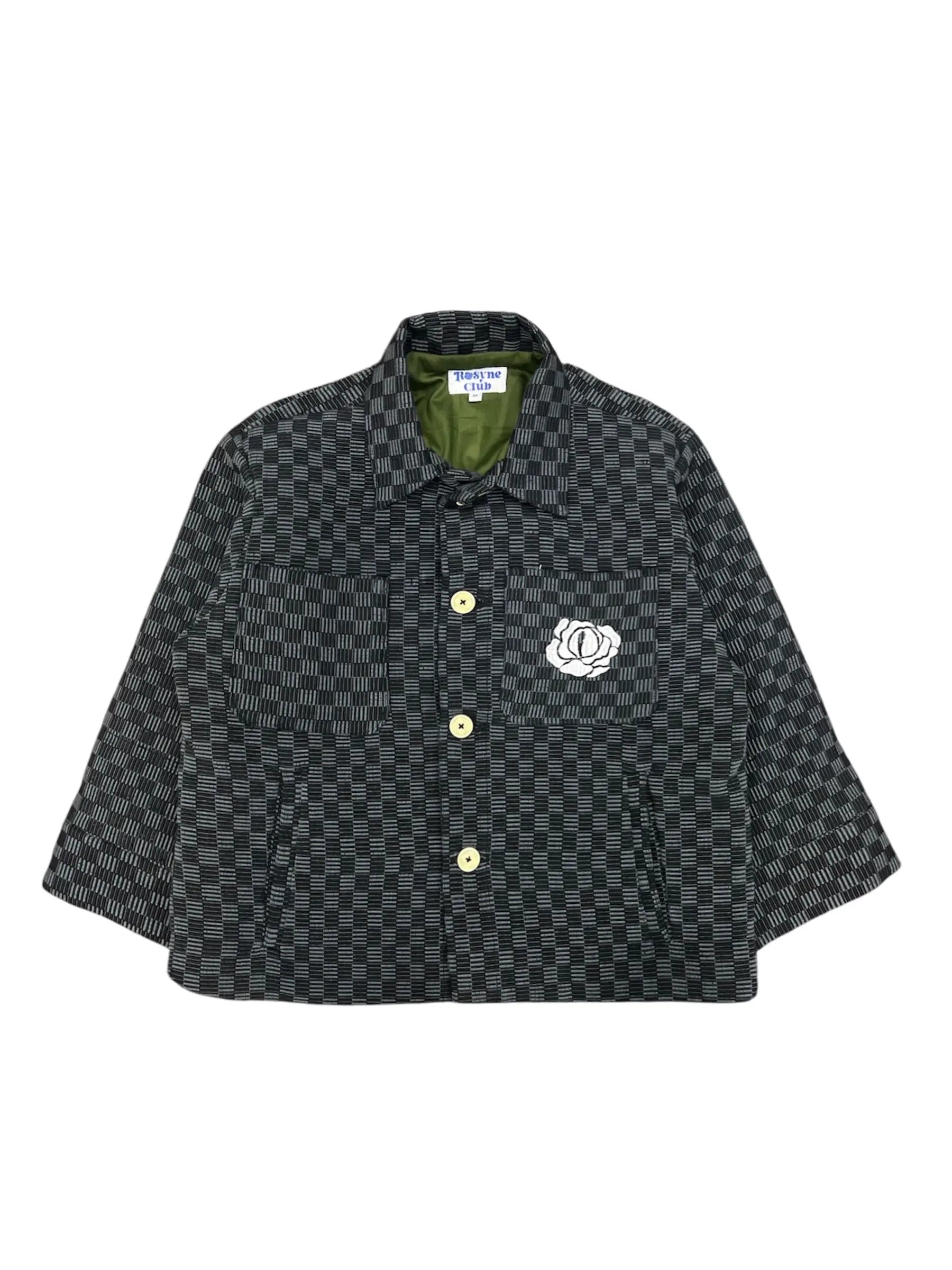 Veste Asian Kanvô Damier Noir rosyneclub