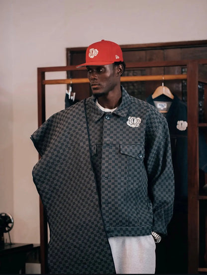 Veste Jean Kanvô Damier Blue rosyneclub