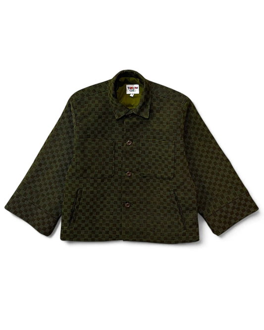 Veste Kanvô Damier Kaki rosyneclub