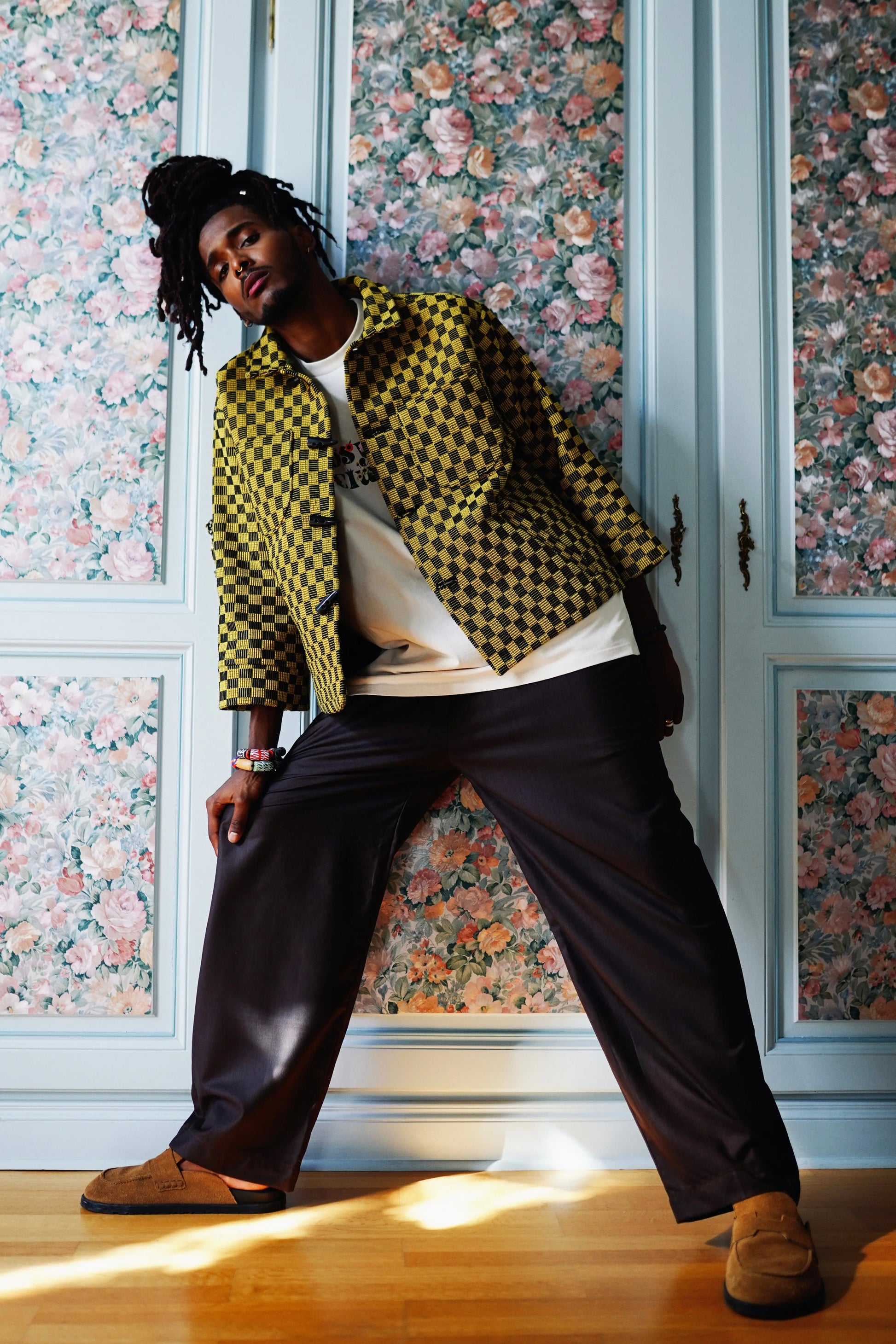 Veste Kanvô Damier Yellow rosyneclub