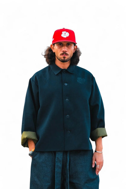 Veste Structure Navy Blue rosyneclub